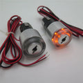 7/8" Motorcycle Grip Bar End Amber LED Turn Signal Light