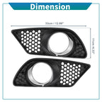 Fog Light Grill for Mercedes Benz C230 C250 C300 C350 (2008–2015) A2048850253 A2048850353