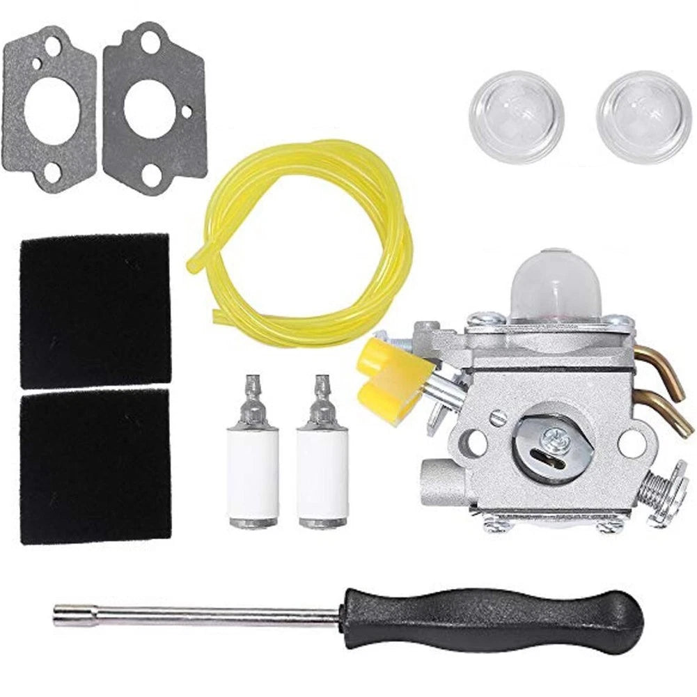 26cc Carburetor Kit for 25CC 30CC 46CC Trimmer C1UH60 with Hose & Filters