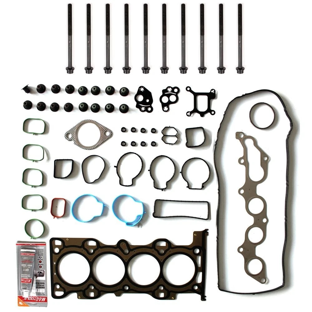 Head Gasket Set with Head Bolts for Ford Focus Mazda 2.0L 2.3L