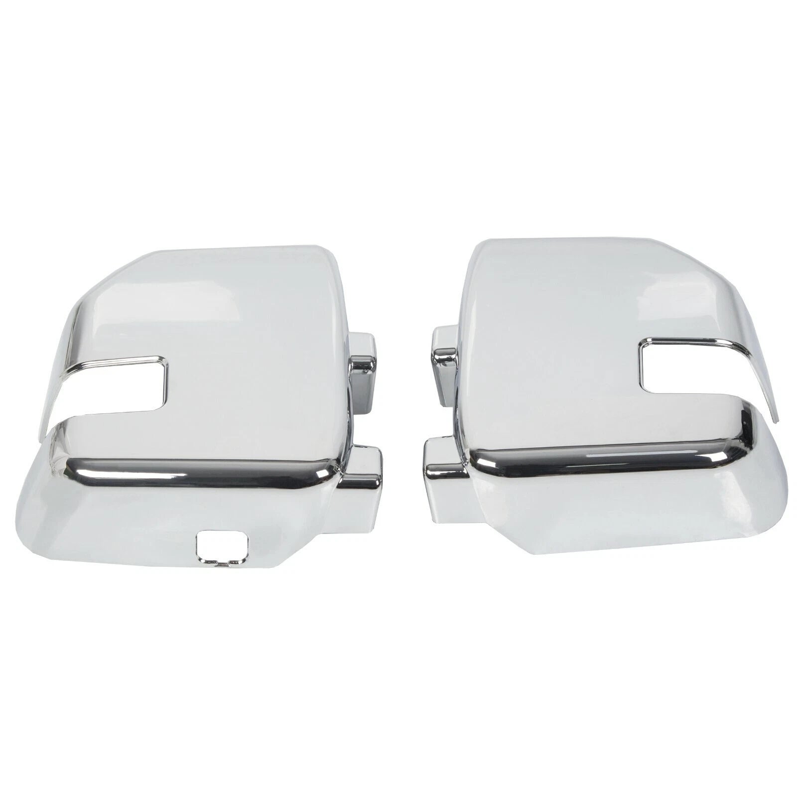 Chrome Mirror Covers with Turn Signal for Ford F250 F350 F450 Super Duty (2017–2022)