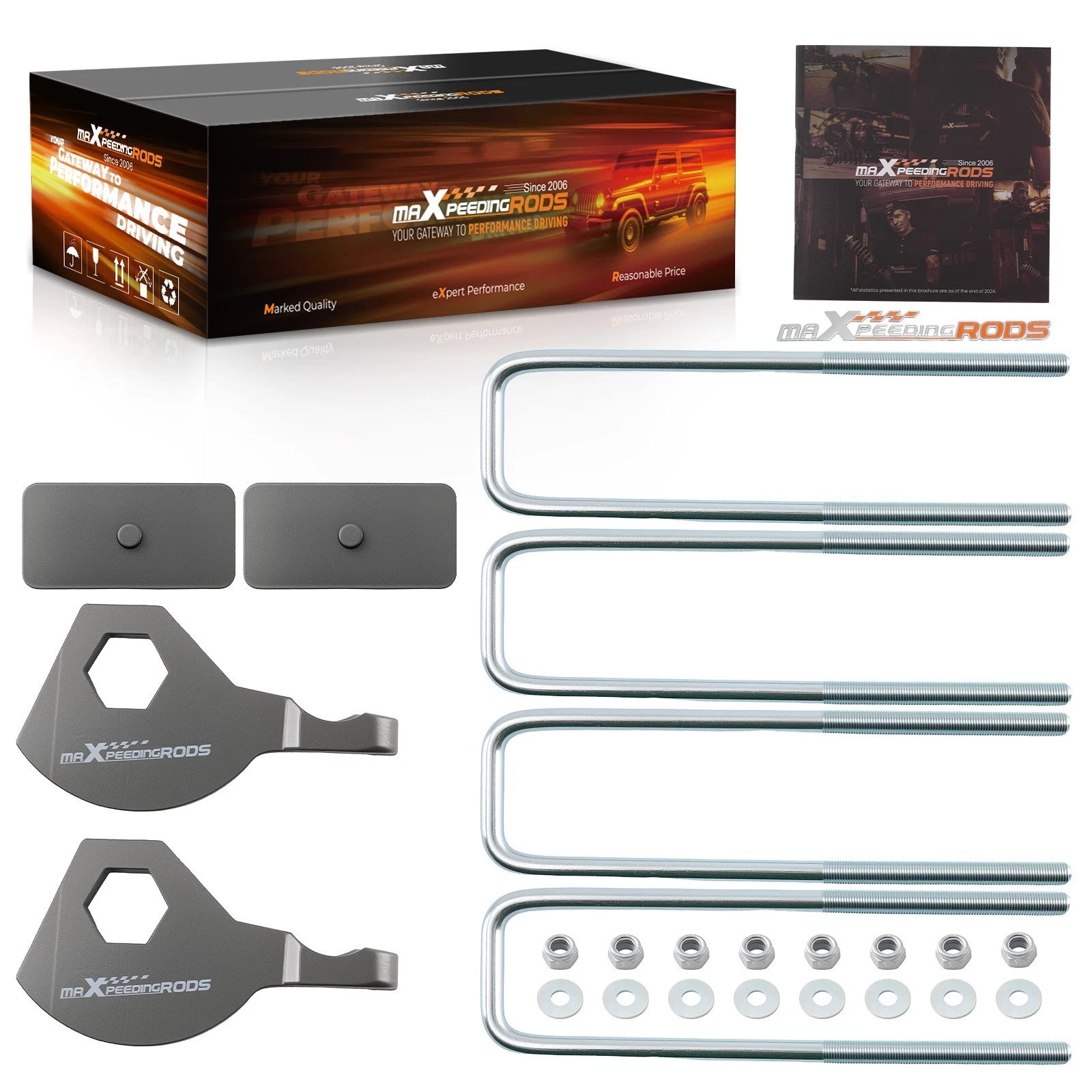 3" Lift Spacer Kit for Dodge Dakota 4WD (1987–2004) Front Torsion Keys + Blocks