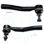 2X Front Steering Outer Tie Rod End for Toyota Yaris (2007–2008)