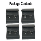 Set of 4 Plastic Inner Jaw Protector Clamps for Motorcycle Tire Changer