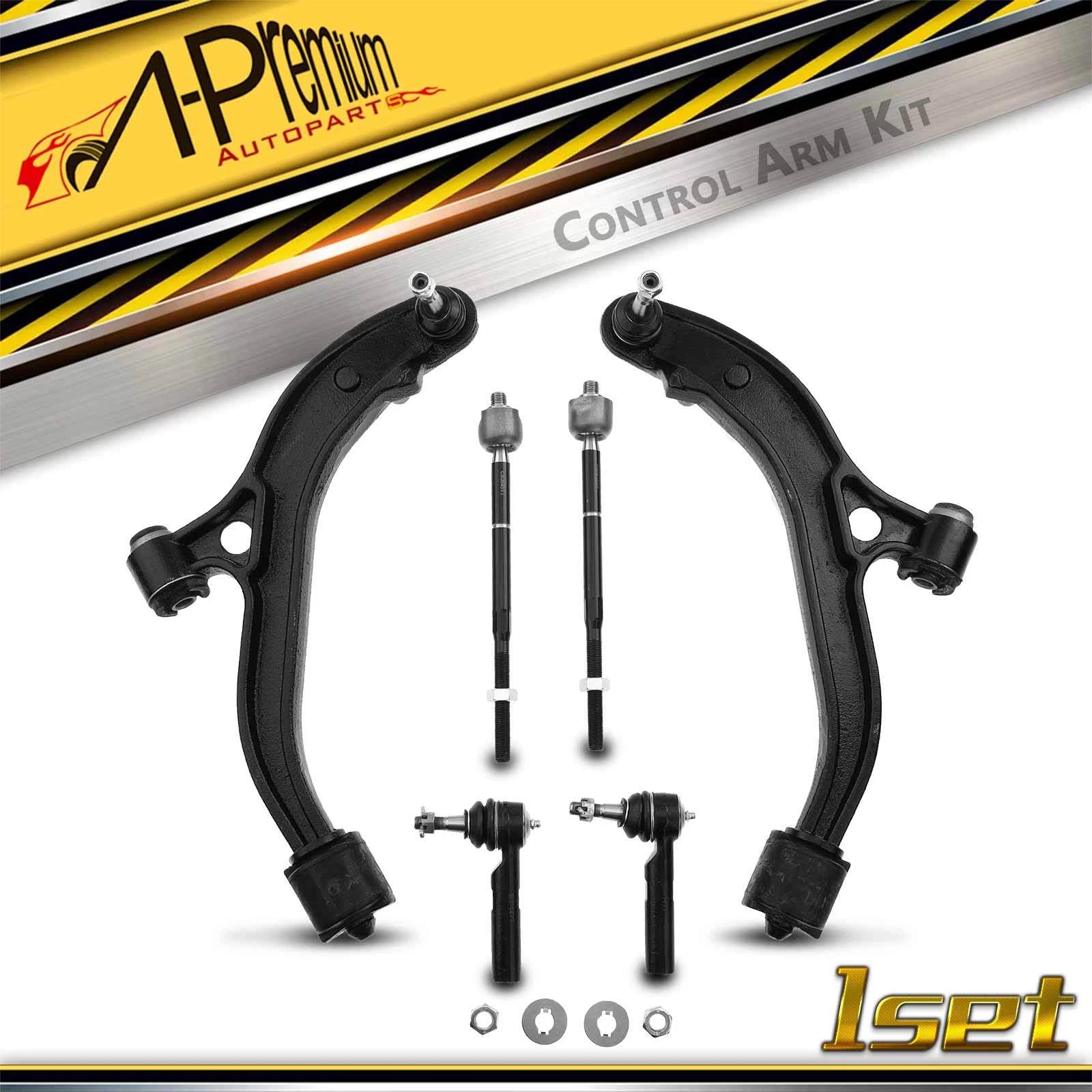 6x Front Lower Control Arm Tie Rod for Dodge Grand Caravan (2008–2020)