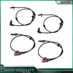 Set of 4 ABS Wheel Speed Sensors for Mercedes-Benz CL500 CL550 CL600 S400