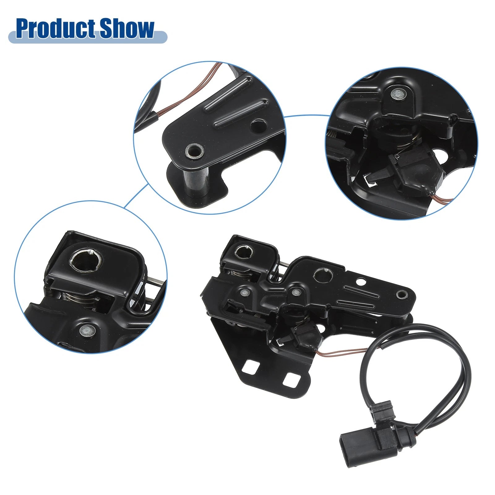 Hood Latch Assembly for Audi A6 S6 (2005–2011) Black