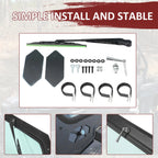 Full Safety Glass Windshield with Wiper for Polaris RZR 900 1000 (2015–2023)