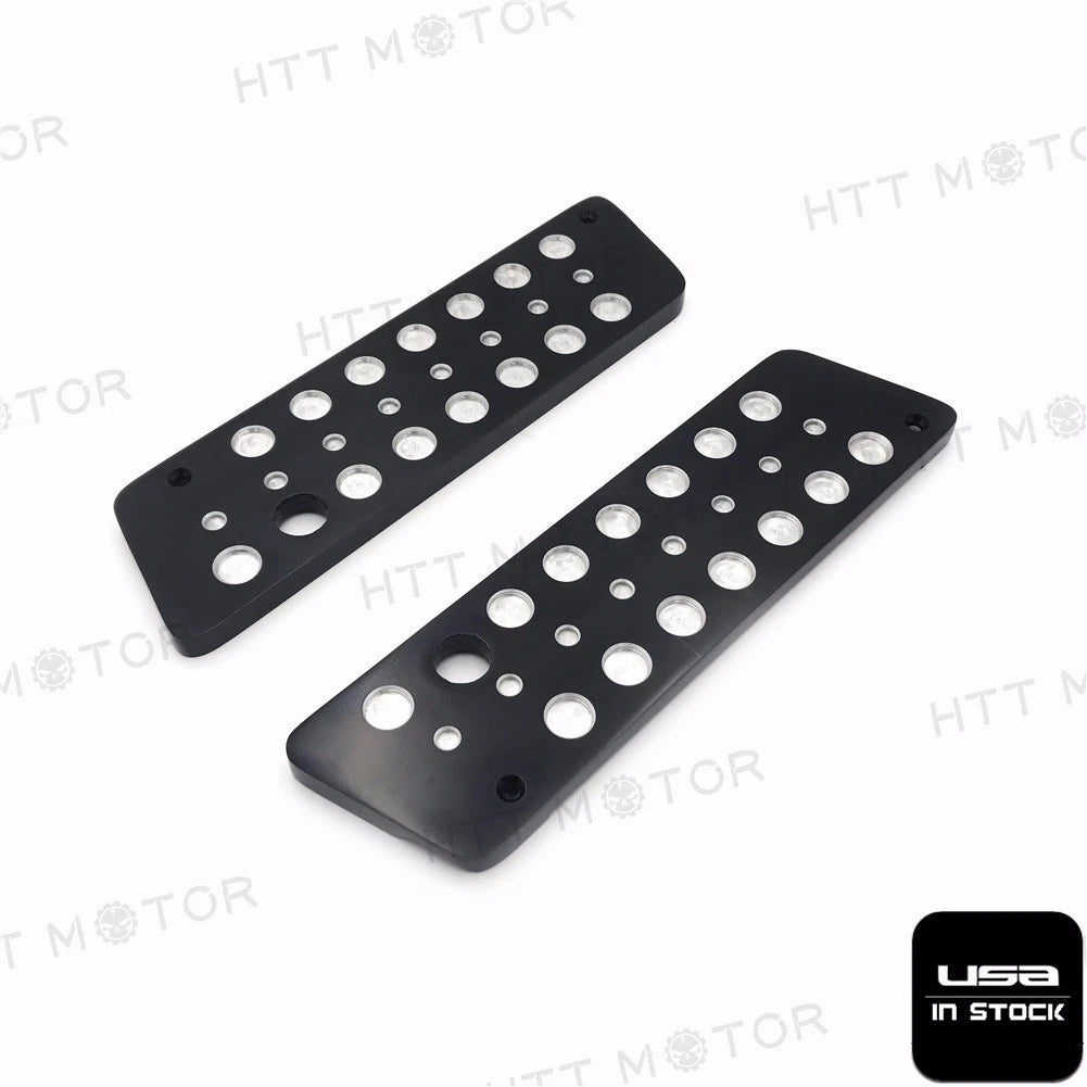 Bubble Saddlebag Latch Cover Set for Harley FLHR Road King (1994–2013)