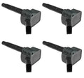 Set of 4 NGK Direct Ignition Coils for Audi A3 Quattro, VW Beetle, Jetta (2006–2013)