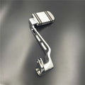 Chrome 3-Hollow-out Rear Brake Lever w/ Pad for Harley Road King (2009–2023)