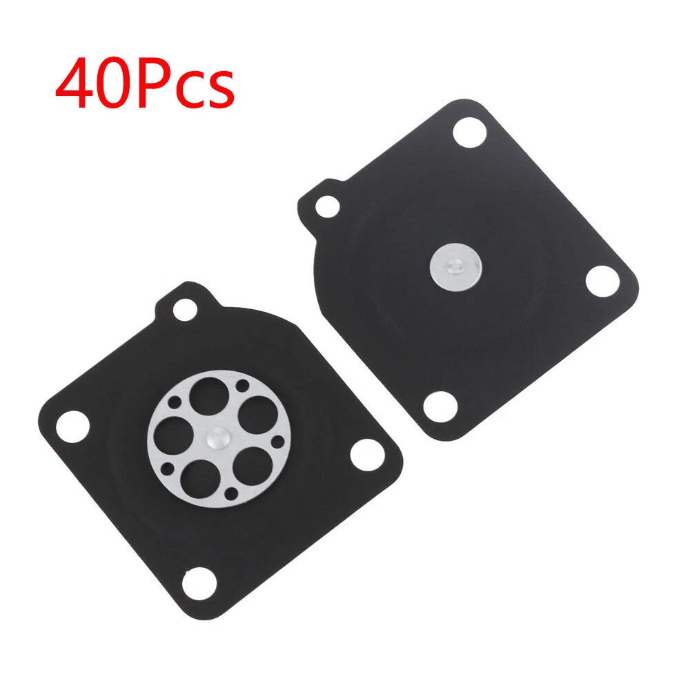 40Pcs Carburetor Metering Diaphragm Gasket Rebuild Kit for Zama C1U (A015010)