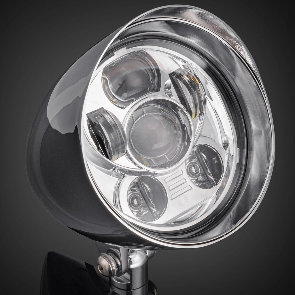 6" LED Headlights for Harley Sportster Dyna Softail Bobber Chopper
