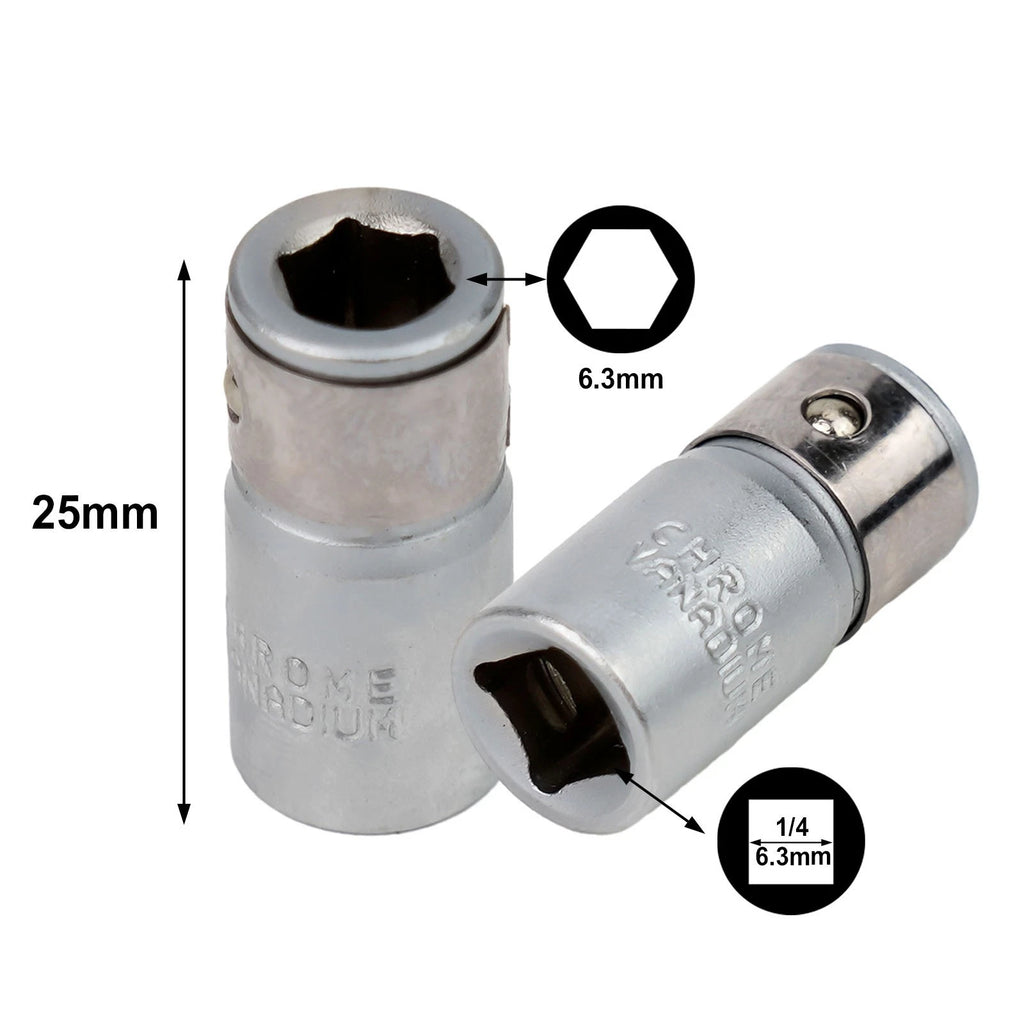 Hex Shank Converter for Screwdriver Holder Square Drive (Universal)
