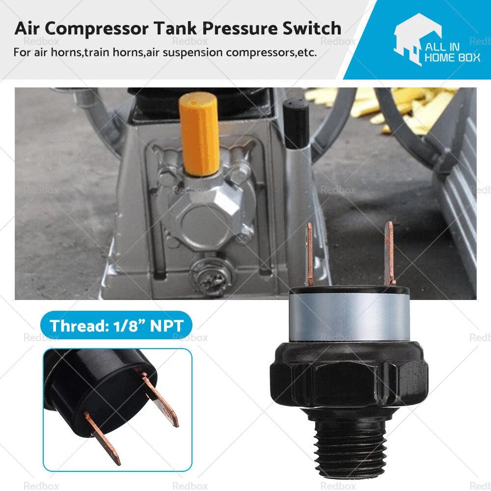 Air Compressor Pressure Switch 90-120 PSI 1/8 NPT for