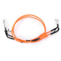 2X Throttle Cable Wire Line for Kawasaki Ninja ZX10R ZX-10R (2006–2007) ORANGE