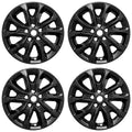 17' 5 V Spoke Gloss Black Wheel Skins for 2018-2021 Chevy Equinox LS