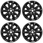 17' 5 V Spoke Gloss Black Wheel Skins for 2018-2021 Chevy Equinox LS