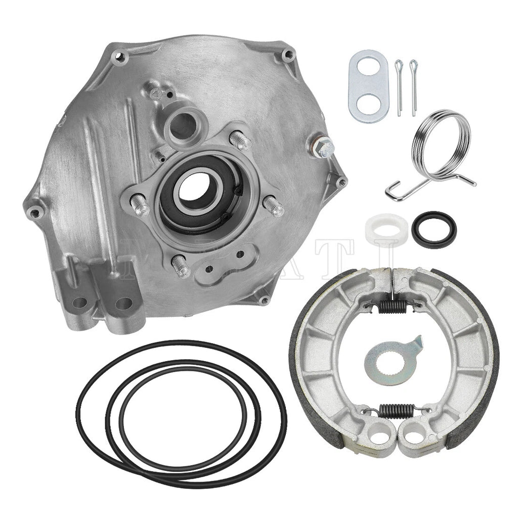 Rear Brake Backing Plate Seal Shoes for Honda Rancher 420, Foreman 500 (2007–2023)