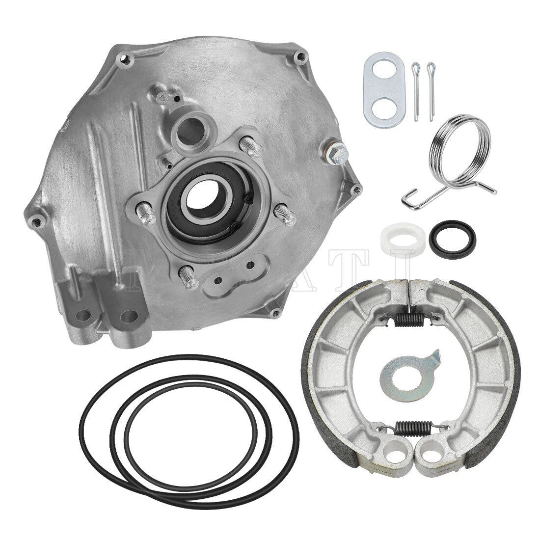 Rear Brake Backing Plate Seal Shoes for Honda Rancher 420, Foreman 500 (2007–2023)