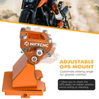 CNC Adjustable Navigation GPS Mount Bracket Holder for KTM 390 Adventure (2020–2024)