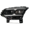 LED Headlight for Dodge Durango (2021–2024) - Black w/ Halogen Turn Signal