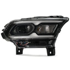 LED Headlight for Dodge Durango (2021–2024) - Black w/ Halogen Turn Signal