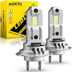 Set of 4 H7 LED Headlight Bulbs for High Low Beam (200W 40000LM)