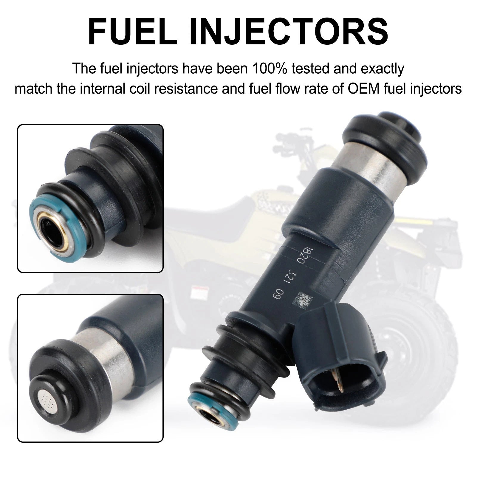 Fuel Injectors for Polaris Sportsman 500, Ranger 500 (3089893)