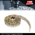 Set of 3600 Galvanized 15 Degree Roof Nails 7/8 Inch