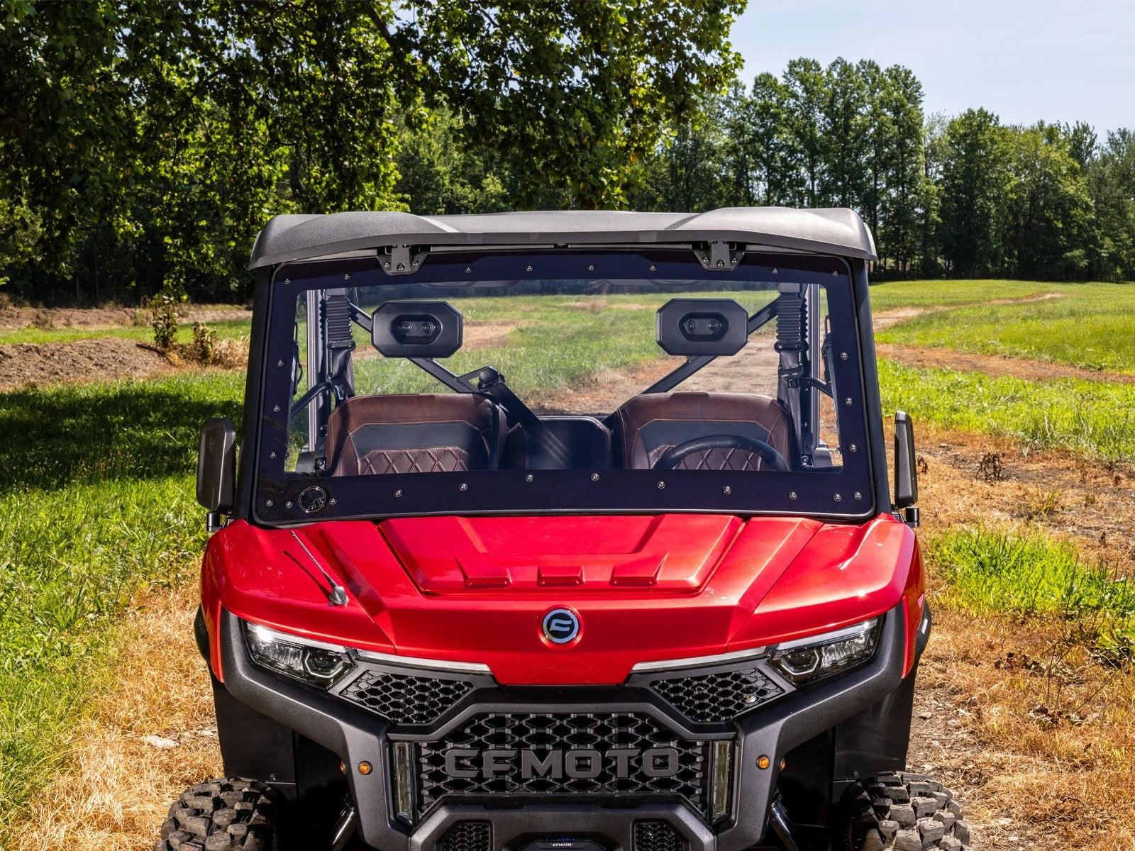 SuperATV Maxdrive Power Flip Windshield for CFMoto U10 Pro (2025+)