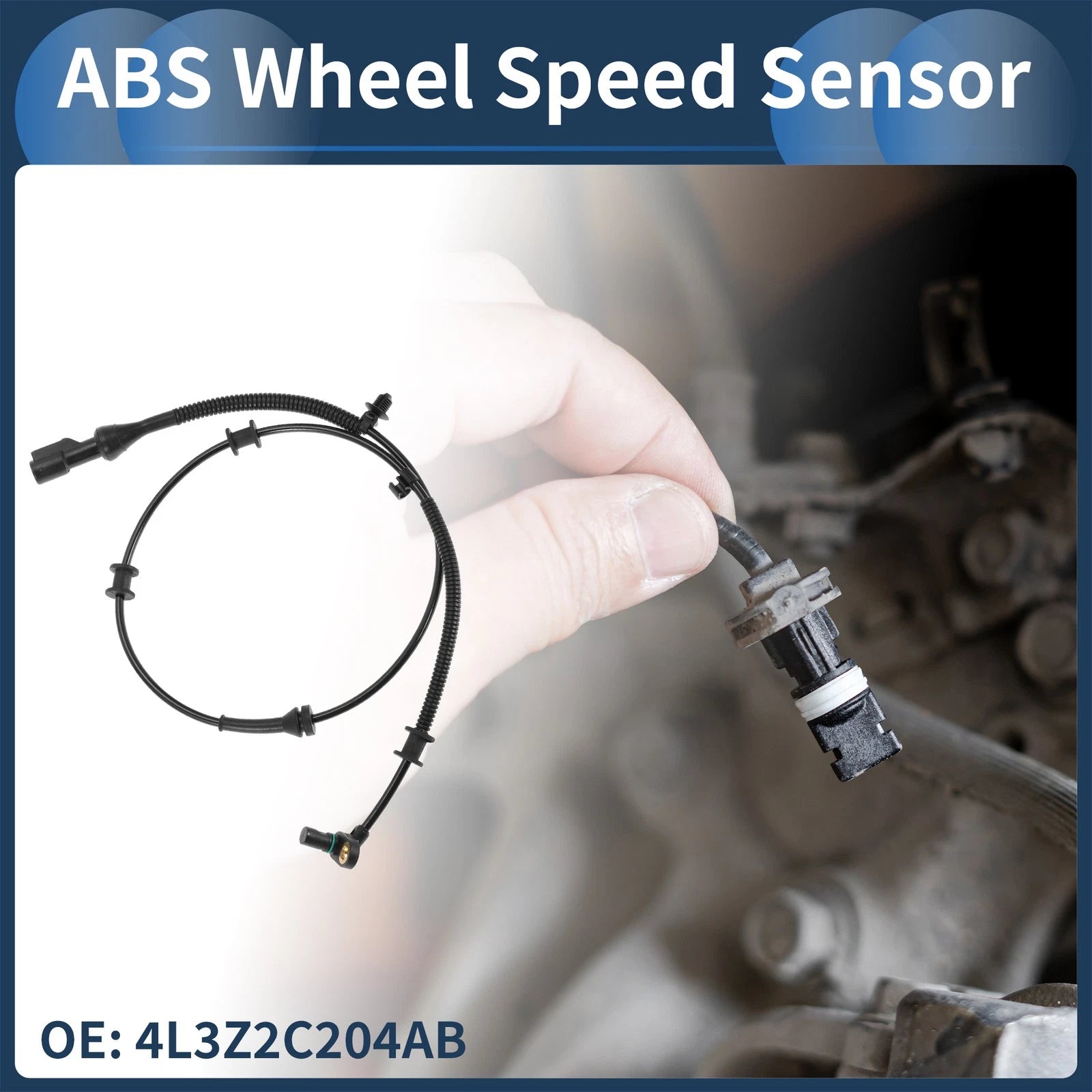 ABS Wheel Speed Sensor No. 4L3Z2C204AB for Ford F-150 (2004–2005) Front