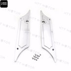 Billet Saddlebag Latch Covers for Harley Davidson Touring (1993–2013) Chrome