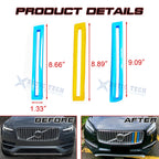 Tri-Color Front Kidney Grille Insert Trim for Volvo XC90 (2016-2019)
