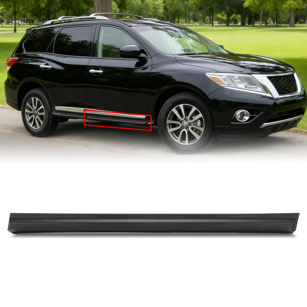 Door Molding Beltlines for Nissan Pathfinder (2013–2015) 14 Front Passenger Lower