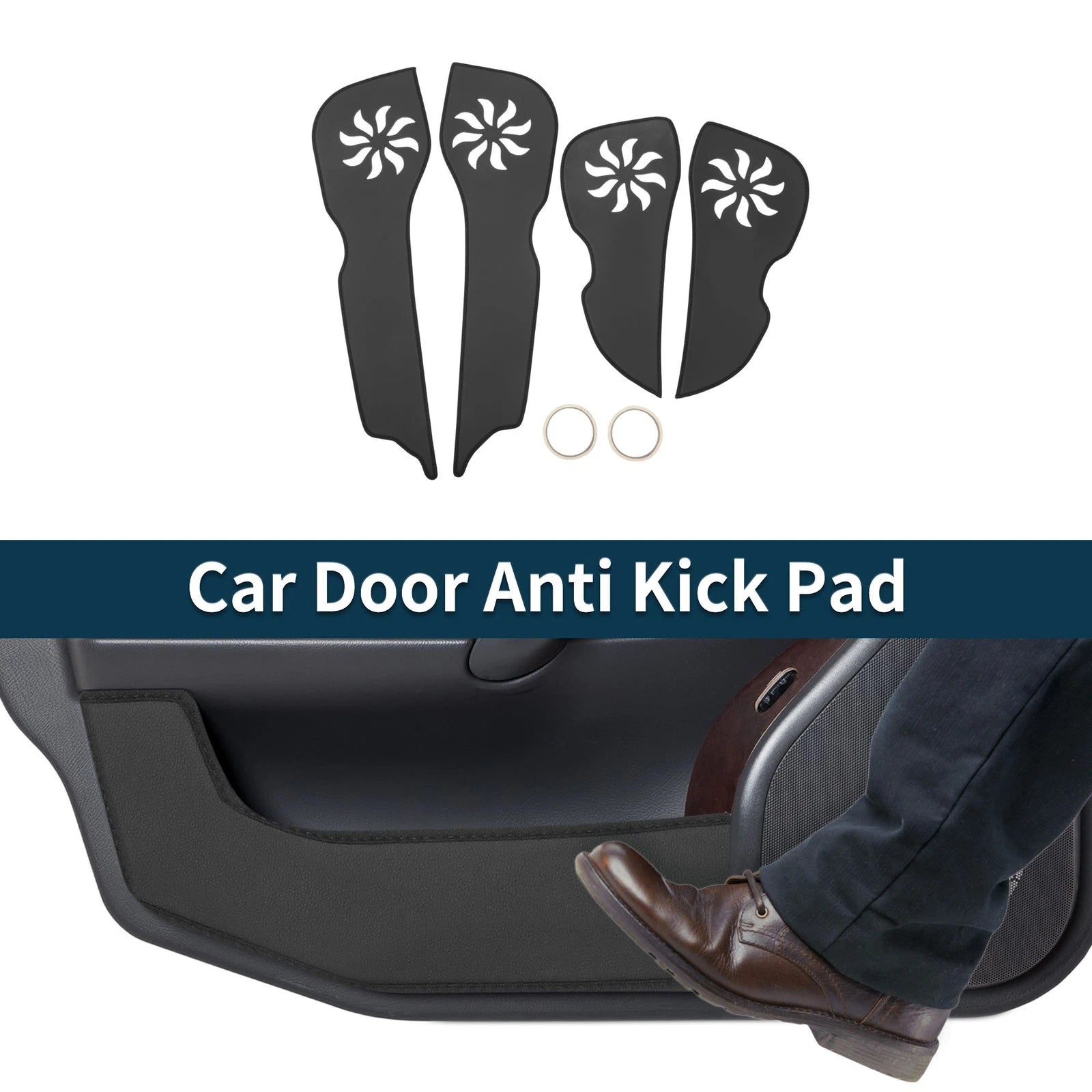 Set of 1 Car Door Anti Kick Pad Sticker Protector for Hyundai Tucson (2006–2013)