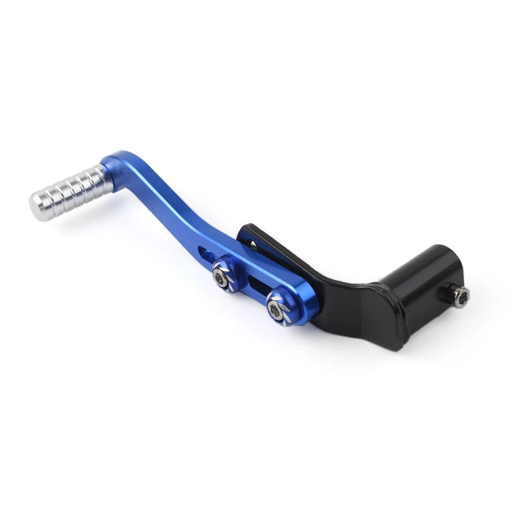 CNC Gear Shift Lever Footrest Pedal Shifter Blue Aluminum Universal