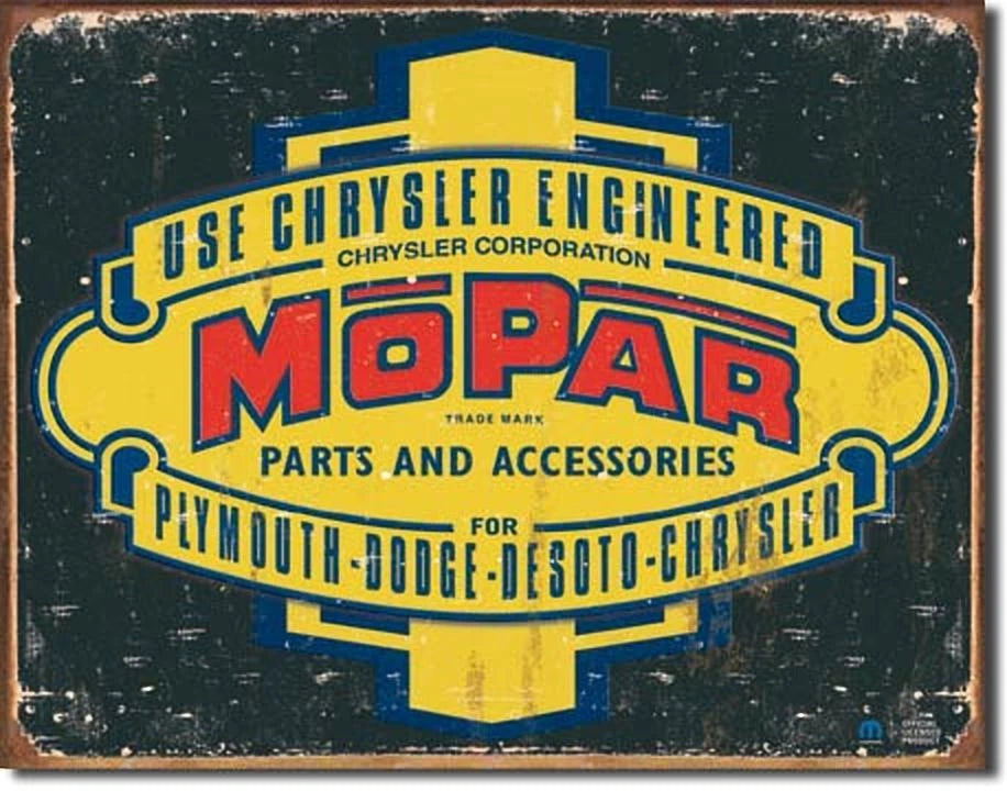Vintage Replica Tin Metal Sign for Mopar Plymouth Desoto Chrysler (1314)