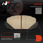 Front Side Ceramic Brake Pad for Toyota Yaris SE (2012-2018)