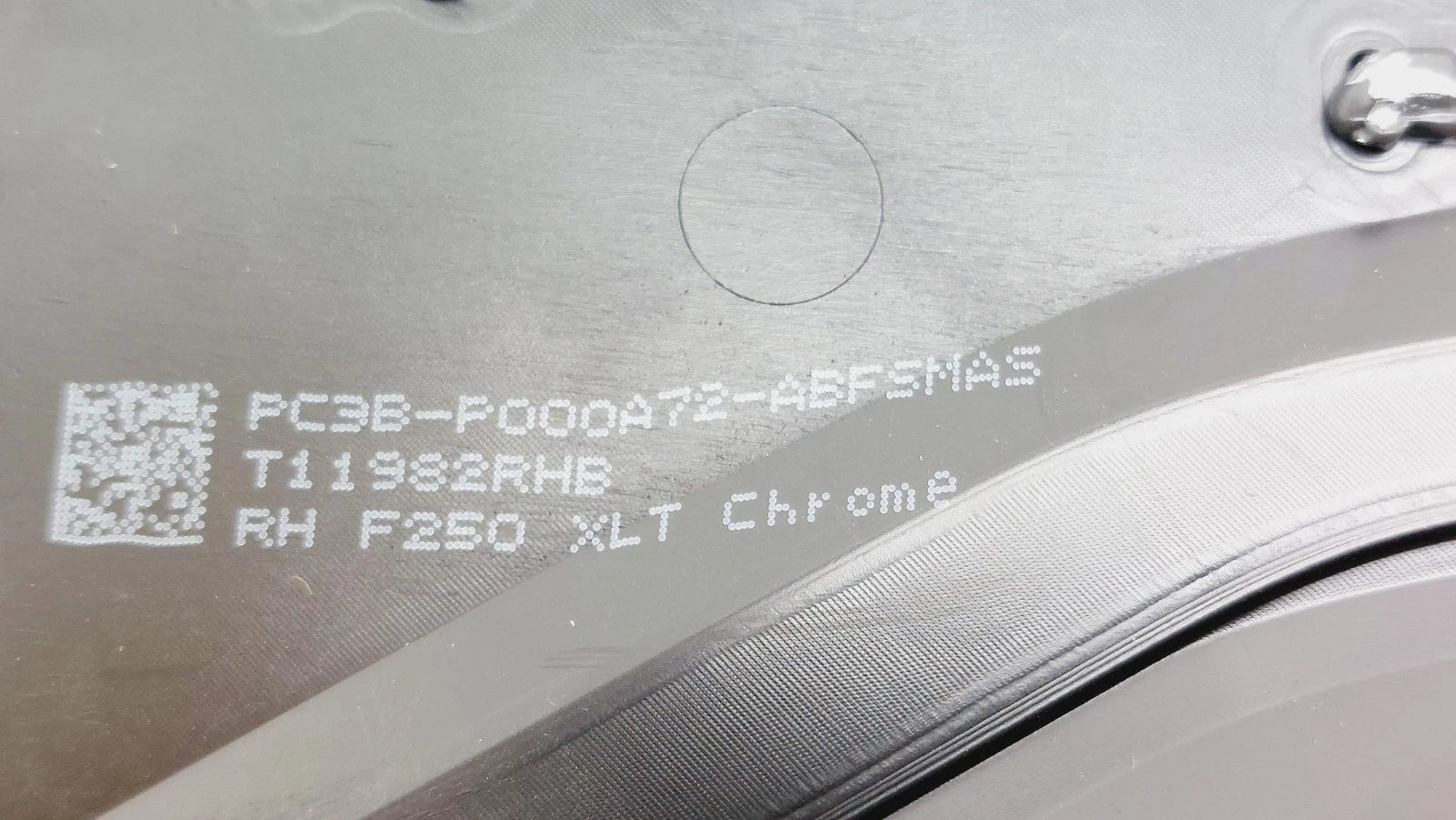 Right Side Chrome Fender Emblem for Ford F250 Super Duty (2023–2025) PC3BP000A72AB