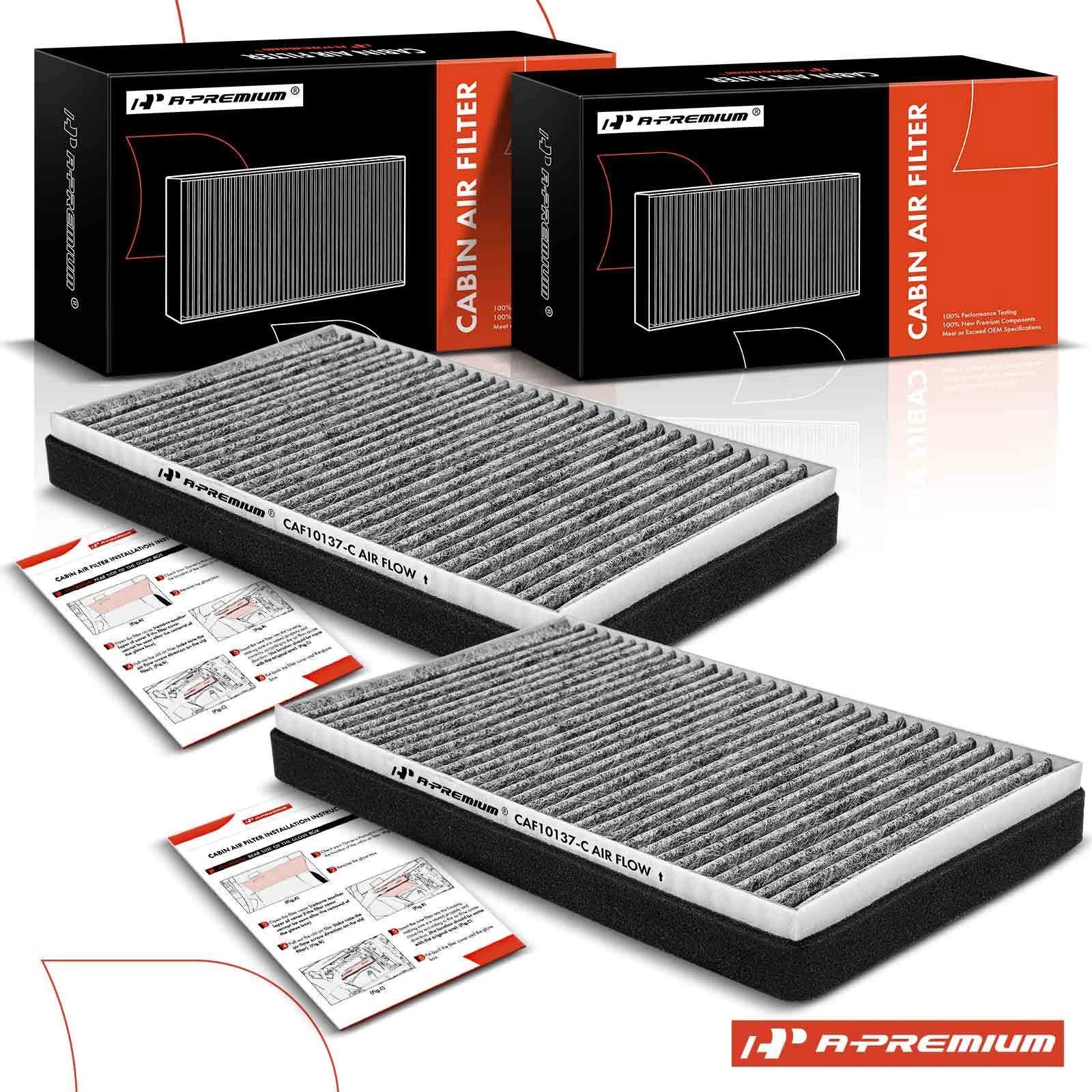 2X Activated Carbon Cabin Air Filter for Ford Escape (2001–2006)