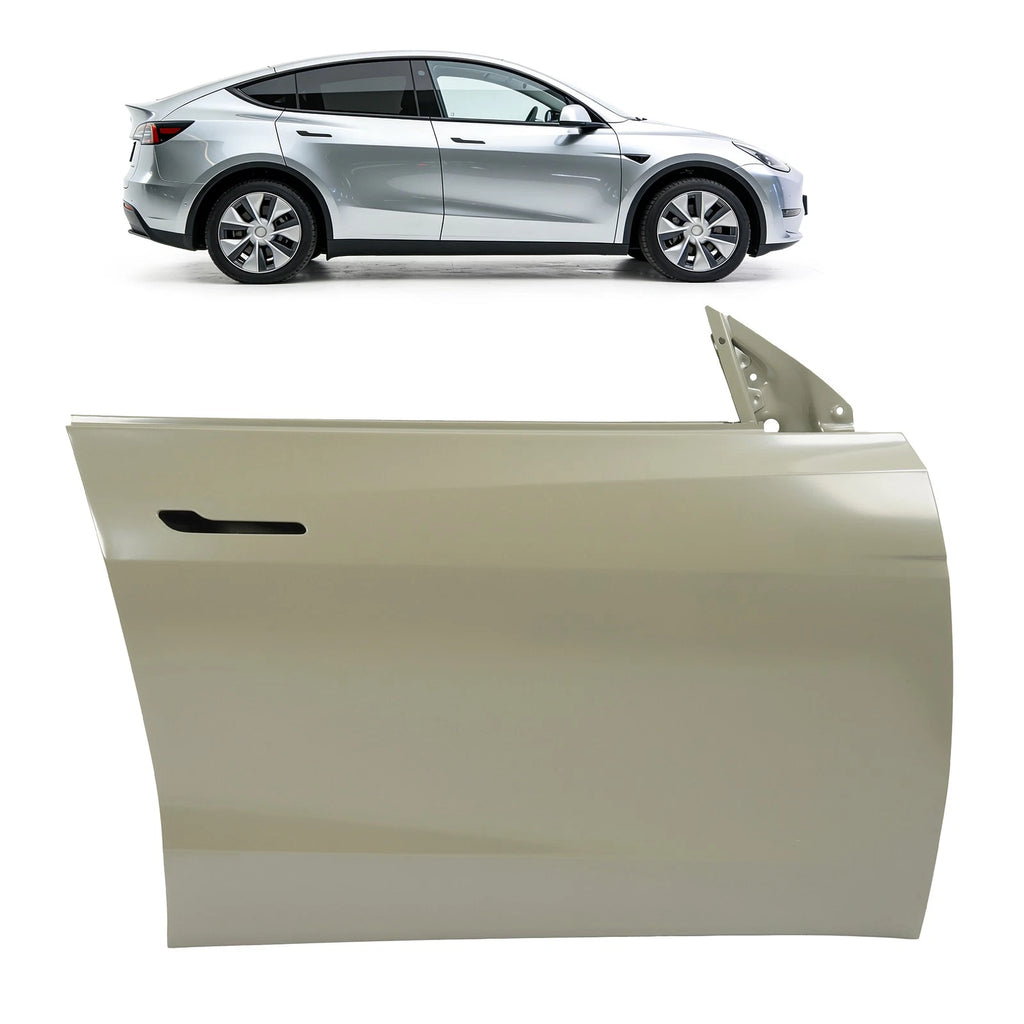 Front Right Side Door for Tesla Model Y (2020–2024) Gray Passenger Side