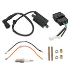 Ignition Coil and Spark Plug Kit for Kawasaki Bayou 300 (1988-2004)