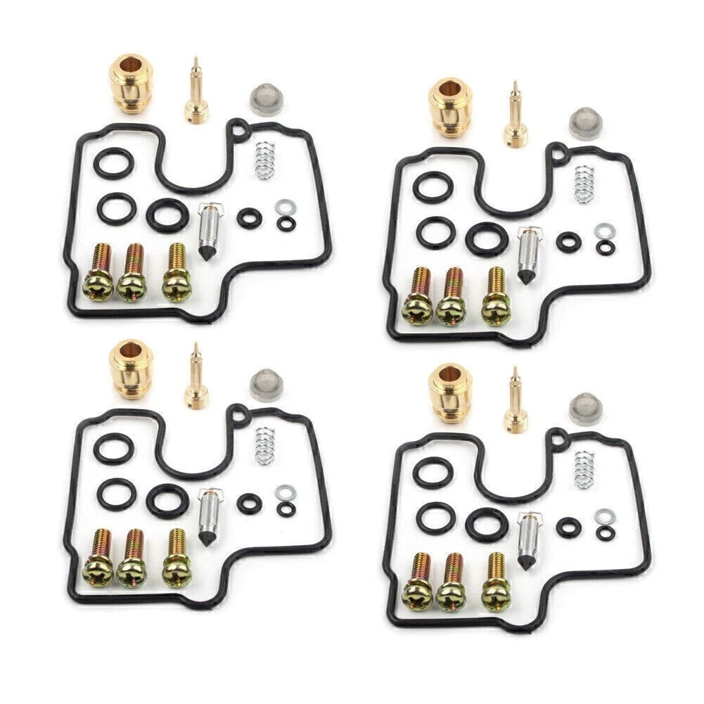 Set of 4 Carburetor Rebuild Kits for Suzuki GSXR600 GSXR750 VL1500 (1996–2006)