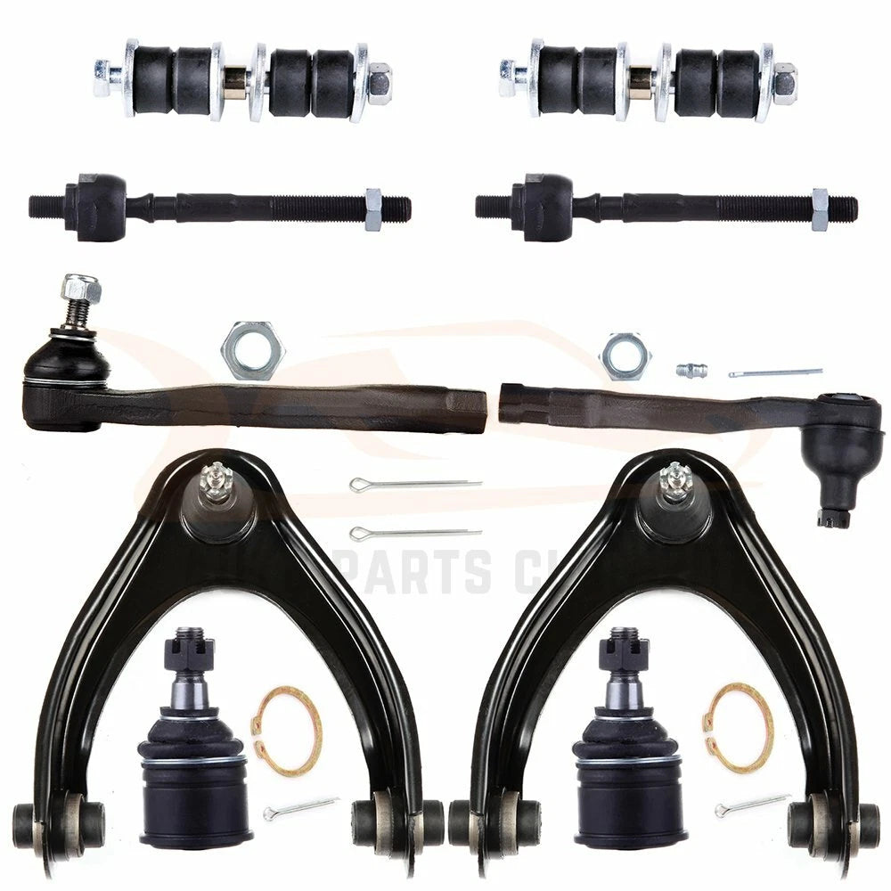 10x Front Control Arms Tie Rods Ball Joints for Honda Civic (1996–2002)