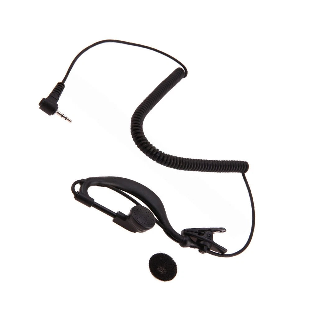 2.5mm Curved Single Ear Headset for Construction Site Radio (2010–2023)