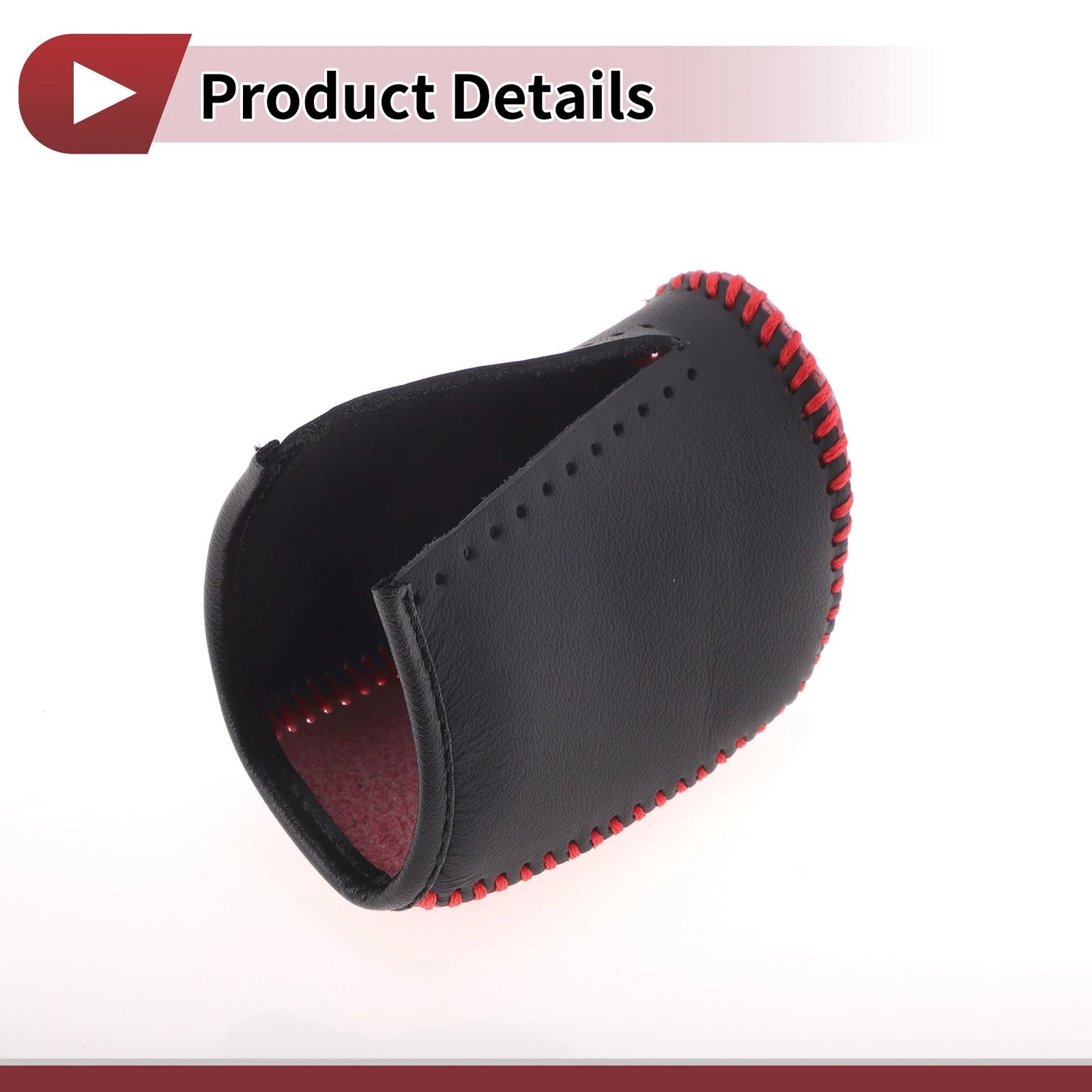 1 Pc Gear Shift Knob Cover for Dodge Journey (2011–2020) Black Red