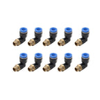 Set of 10 G 1/8" L Fitting Connector Tube 8mm Copper for Tire Changer