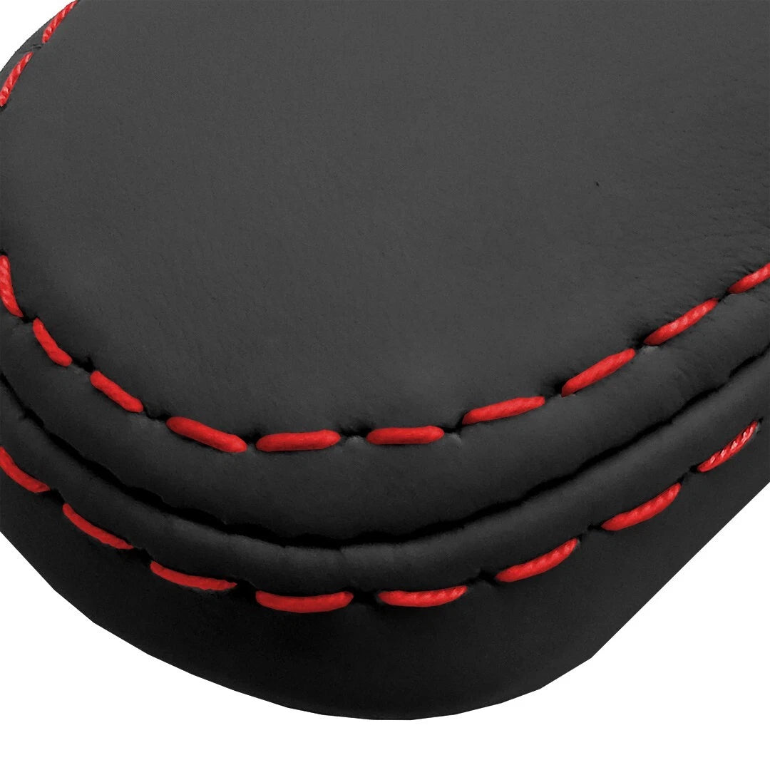 Console Armrest Cover for Audi TT (2008–2015) Red Stitch PVC Leather