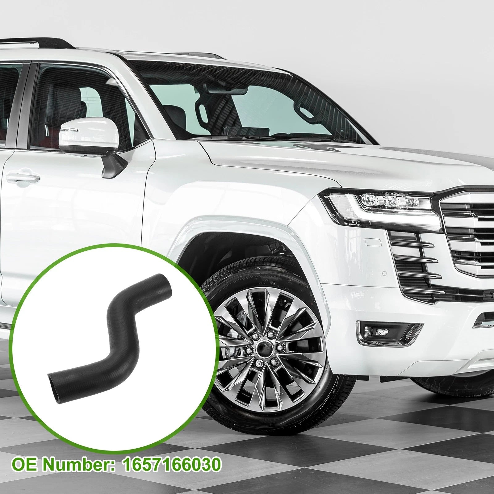 Radiator Coolant Hose for Toyota Land Cruiser, Lexus LX450 (No. 1657166030)